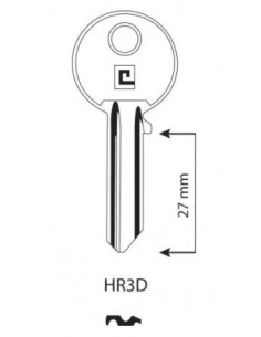 CLE/EBAUCHE HR3D - BOITE DE 100