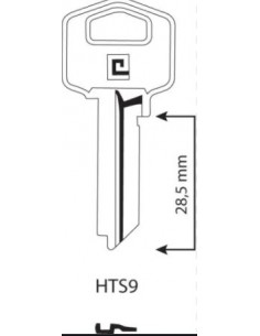 CLE/EBAUCHE HTS9 - BOITE DE 100