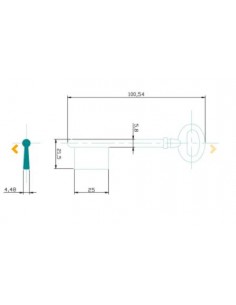CLE/EBAUCHE LP13 - BOITE DE 50