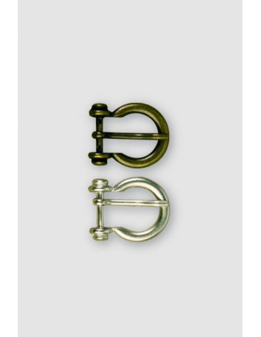 BOUCLE CEINTURE ZAMAK ACIER FB 32584 LARGEUR 15MM