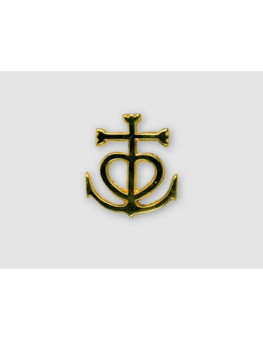 BOUCLE CEINTURE ZAMAK ACIER FB 31964 CROIX CAMARGUAISE LARGEUR 40MM