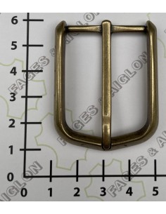 BOUCLE CEINTURE ZAMAK ACIER MG 12227 LARGEUR 30MM