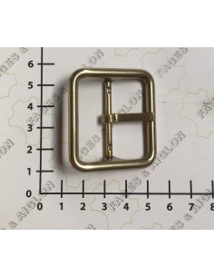 BOUCLE CEINTURE ZAMAK ACIER MG 12074 LARGEUR 35MM