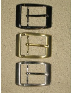 BOUCLE CEINTURE ZAMAK ACIER MG 10402 LARGEUR 32MM