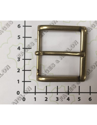 BOUCLE CEINTURE ZAMAK ACIER MG 10095 LARGEUR 40MM