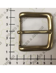 BOUCLE CEINTURE ZAMAK ACIER MG 3878 LARGEUR 40MM