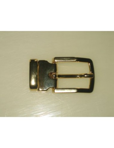 BOUCLE CEINTURE ZAMAK ACIER MG 11980 LARGEUR 20MM DORE