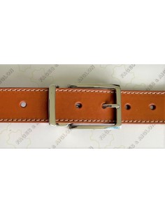 BOUCLE CEINTURE ZAMAK ACIER MG 12190 LARGEUR 35MM NICKEL