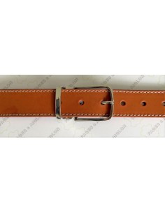 BOUCLE CEINTURE ZAMAK ACIER MG 12216 LARGEUR 35MM NICKEL