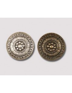 GARNITURE - CONCHO ROND A RIVETER WESTERN REF. MG 3859