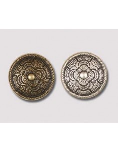 GARNITURE - CONCHO ROND A RIVETER CELTIQUE REF. MG 2953