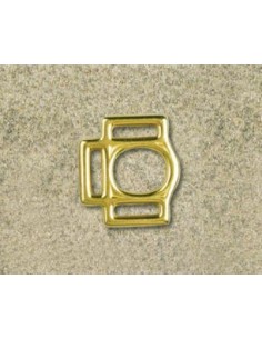 CARRE DE LICOL LAITON SELLERIE REF. 65/3 - 3 PASSANTS