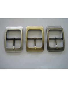 BOUCLE CEINTURE ZAMAK ACIER J14424 LARGEUR 40MM 2