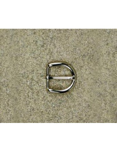 BOUCLE CEINTURE LAITON MIL 543 LARGEUR 25MM NICKEL