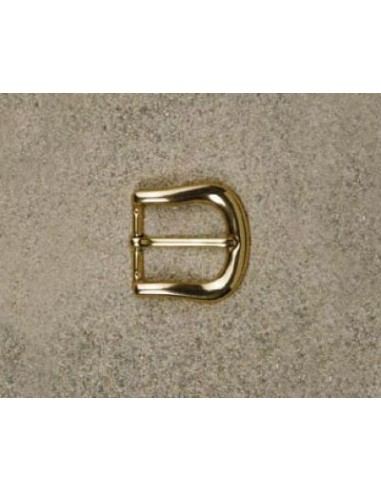 BOUCLE CEINTURE LAITON OS 1190 LARGEUR 30MM DORE