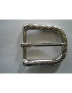BOUCLE CEINTURE LAITON OS 4995 LARGEUR 30MM NICKEL