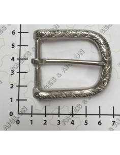 BOUCLE CEINTURE LAITON OS 5002 LARGEUR 35MM NICKEL OPAQUE