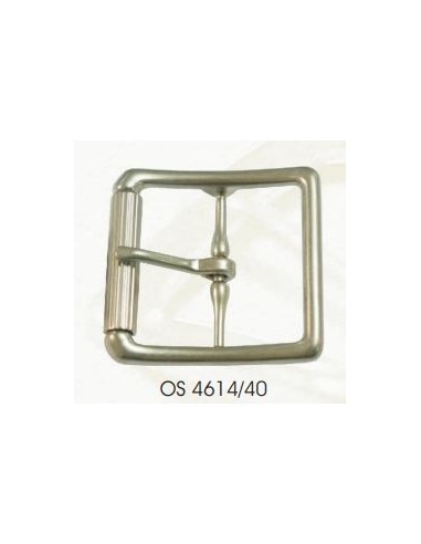 BOUCLE CEINTURE LAITON OS 4614 LARGEUR 40MM NICKEL OPAQUE