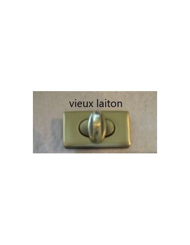 FERMOIR TOURNIQUET RECTANGLE POUR SAC MAROQUINERIE S593