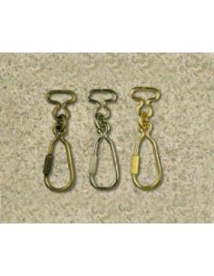 MOUSQUETON PORTE-CLE A VIS BELIERE PLATE 15003