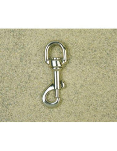 MOUSQUETON TOURNANT A POMPE - TIRETTE - BELIERE DEMI-RONDE 5923