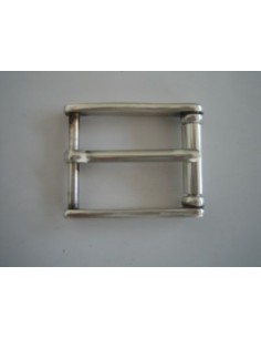 BOUCLE CEINTURE ZAMAK ACIER Y 11625 VIEIL ARGENT