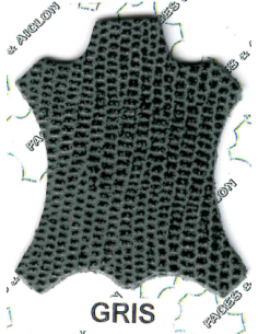 CHEVRE TANNAGE MINERAL GRAIN IGUANE 0.7/0.9MM