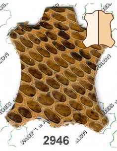 BANDE VACHETTE VERNIE IMPRIMEE VIPERE 1.0/1.2MM