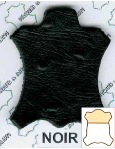 COLLET TANNAGE VEGETAL PLONGE IMPRIME AUTRUCHE 3.2/3.4MM 2