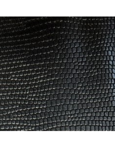 CHEVRE "HO" grain LEZARD coloris Noir