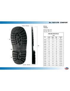SEMELLE MONOBLOC CAOUTCHOUC 213 COMFORT VALPO NOIR - 32 AU 35 - SVIG 2