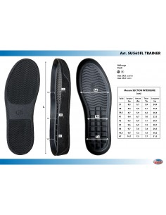 SEMELLE CUVETTE CAOUTCHOUC 563 TRAINER MIEL - SVIG 2