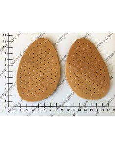 DEMI-SEMELLE CUIR/CHARBON