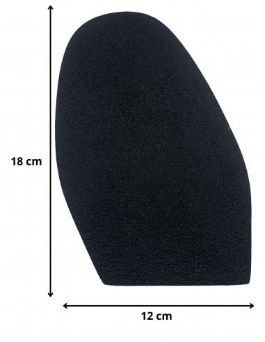 PATIN - DEMI-SEMELLE CAOUTCHOUC TOPGUM CREPE 1.8MM TAILLE H2 - TOPY