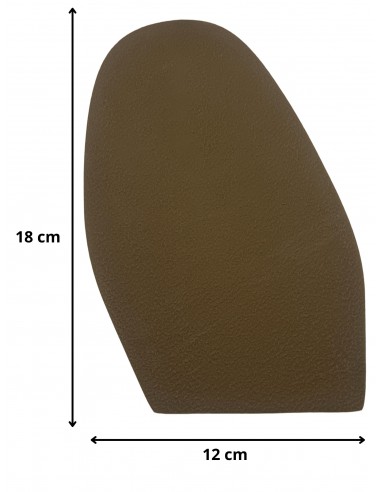 PATIN - DEMI-SEMELLE CAOUTCHOUC TOPSEM 3.5MM TAILLE H2 - TOPY