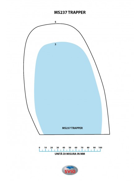 PATIN DEMI-SEMELLE CAOUTCHOUC 237 5MM TAILLE 3 CARAMEL - SVIG