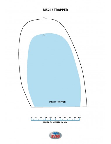 PATIN DEMI-SEMELLE CAOUTCHOUC 237 5MM TAILLE 3 NOIR OU MARRON - SVIG