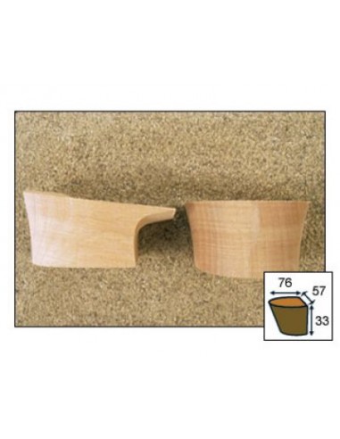 TALON BOIS HETRE BRUT 7236 A RECOUVRIR HAUTEUR 33MM