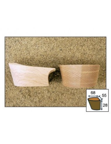 TALON BOIS HETRE BRUT 9406 A RECOUVRIR HAUTEUR 28MM