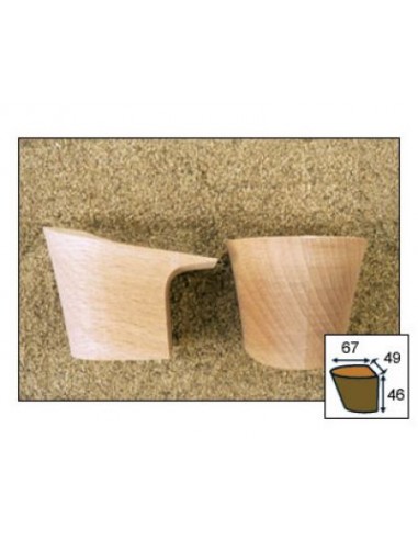 TALON BOIS HETRE BRUT 7237 A RECOUVRIR HAUTEUR 46MM