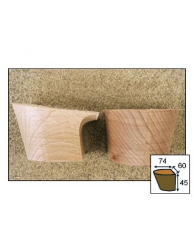 TALON BOIS HETRE BRUT 7238 A RECOUVRIR HAUTEUR 45MM