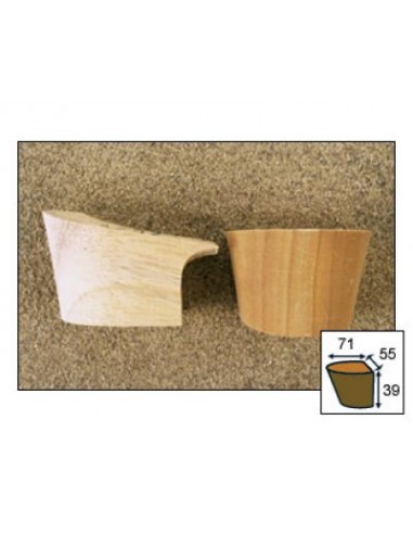 TALON BOIS SAMBA BRUT 7237 A RECOUVRIR HAUTEUR 39MM