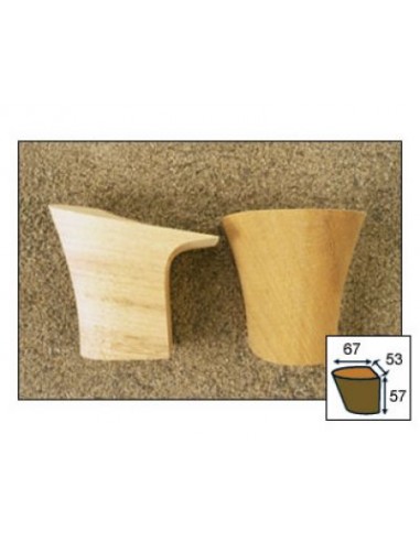 TALON BOIS SAMBA BRUT 2845 A RECOUVRIR HAUTEUR 57MM