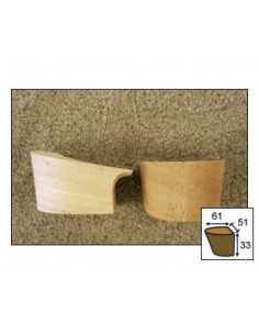 TALON BOIS SAMBA BRUT 2835 A RECOUVRIR HAUTEUR 33MM