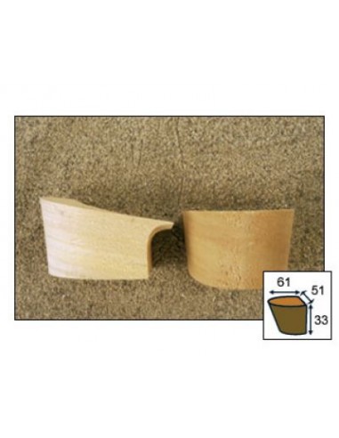 TALON BOIS SAMBA BRUT 2835 A RECOUVRIR HAUTEUR 33MM