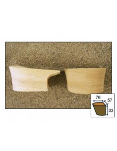 TALON BOIS SAMBA BRUT 2840 A RECOUVRIR HAUTEUR 33MM