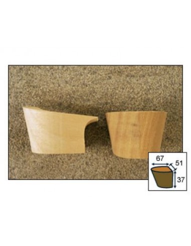 TALON BOIS SAMBA BRUT 2846 A RECOUVRIR HAUTEUR 37MM