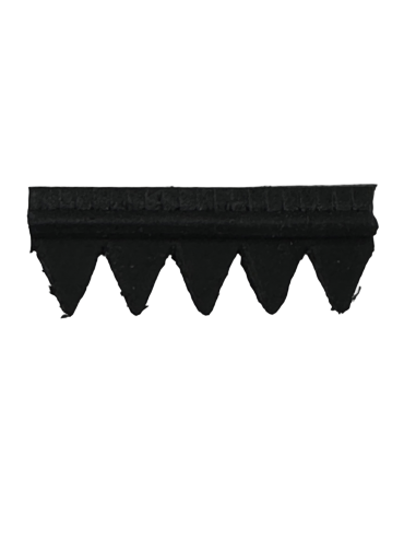 TREPOINTE ELASTOMERE CAOUTCHOUC CRANTEE NR29