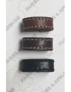 PASSANT CUIR COUSU POUR CEINTURE - TRANCHE POLIE 2