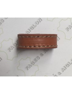 PASSANT CUIR COUSU POUR CEINTURE - TRANCHE POLIE